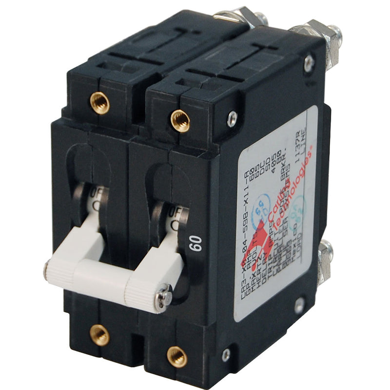 Blue Sea 7254 C-Series Double Pole Circuit Breaker - 60A