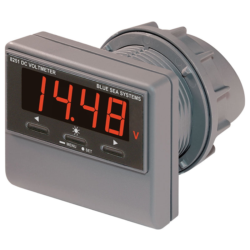 Blue Sea 8251 DC Digital Voltmeter w-Alarm