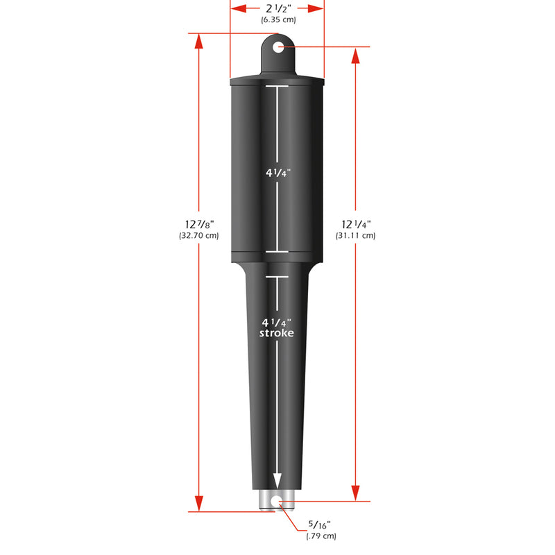 Lenco 102XD Extreme Duty Actuator - 12V - 4-1-4" Stroke