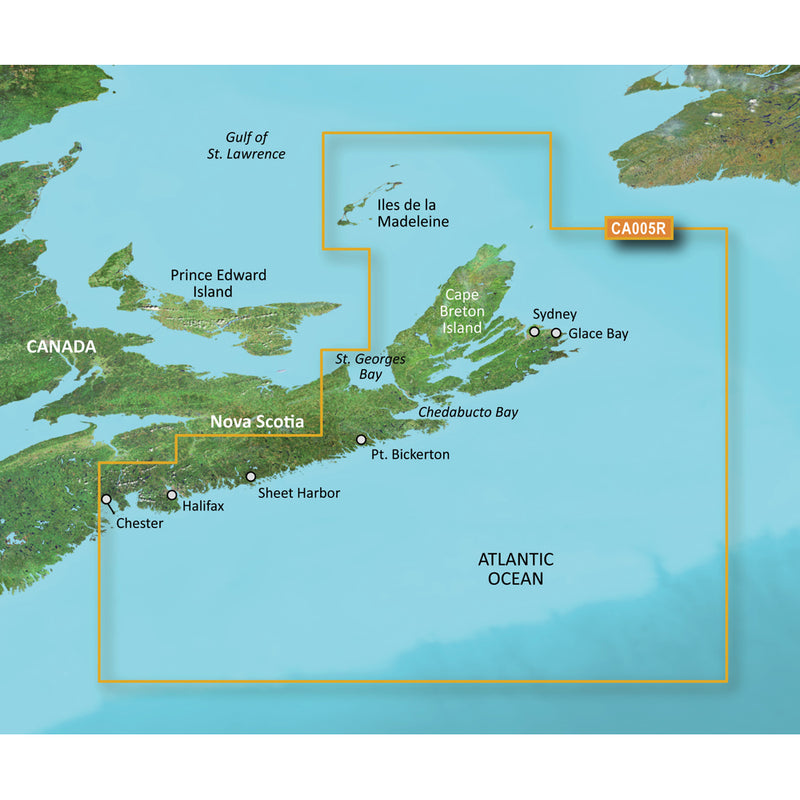 Garmin BlueChart® g3 Vision® HD - VCA005R - Halifax - Cape Breton - microSD™-SD™