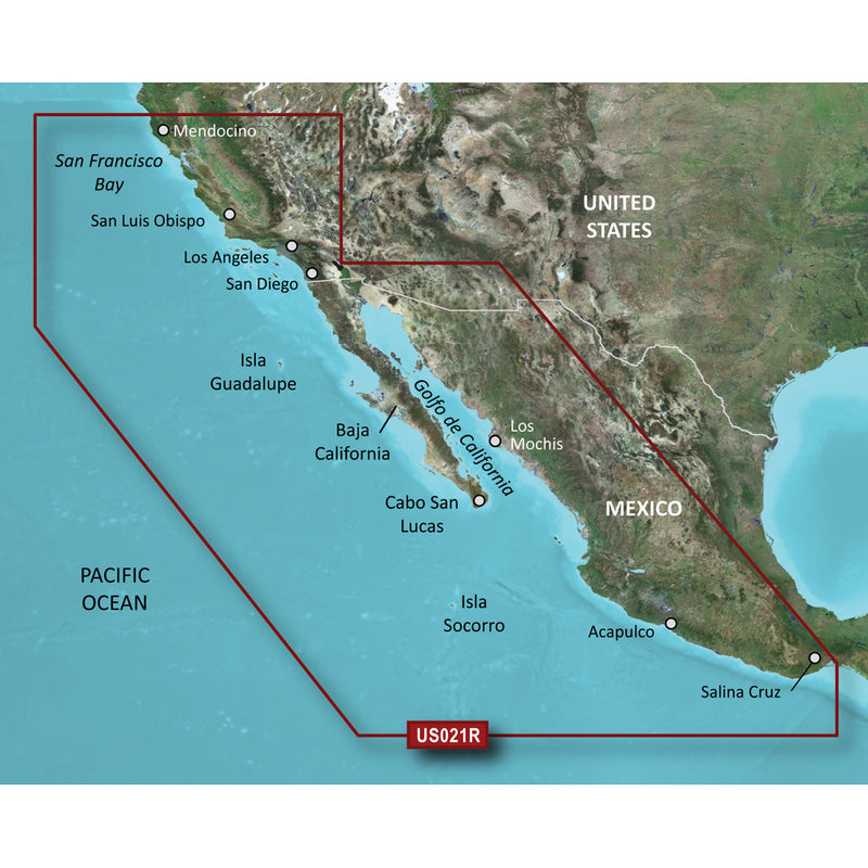 Garmin BlueChart® g3 Vision® HD - VUS021R - California-Mexico - microSD™-SD™