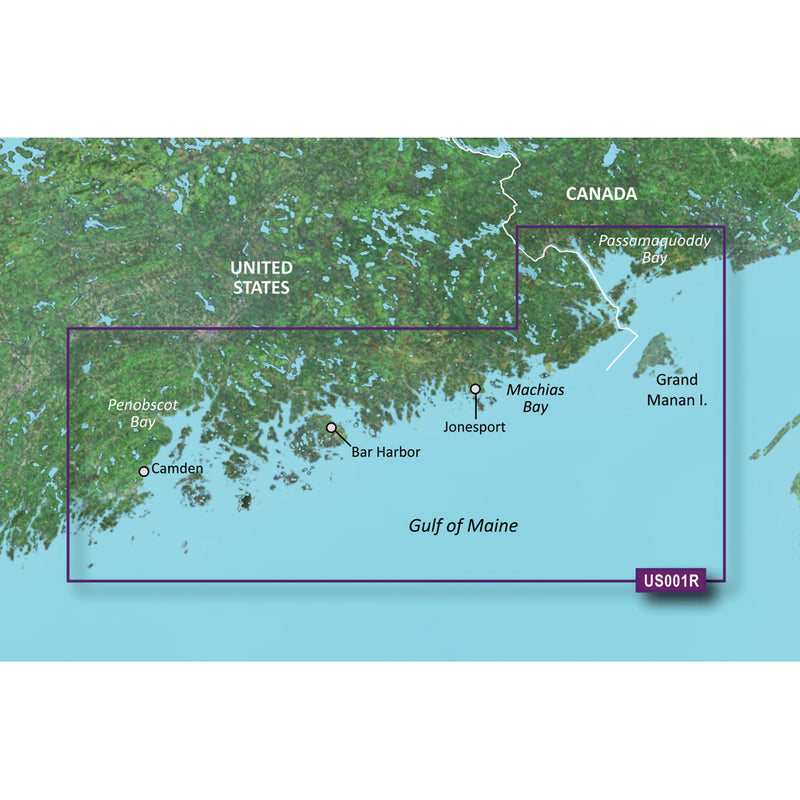 Garmin BlueChart® g3 Vision® HD - VUS001R - North Maine - microSD™-SD™