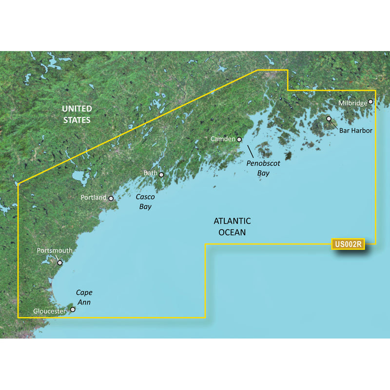 Garmin BlueChart® g3 Vision® HD - VUS002R - South Maine - microSD™-SD™