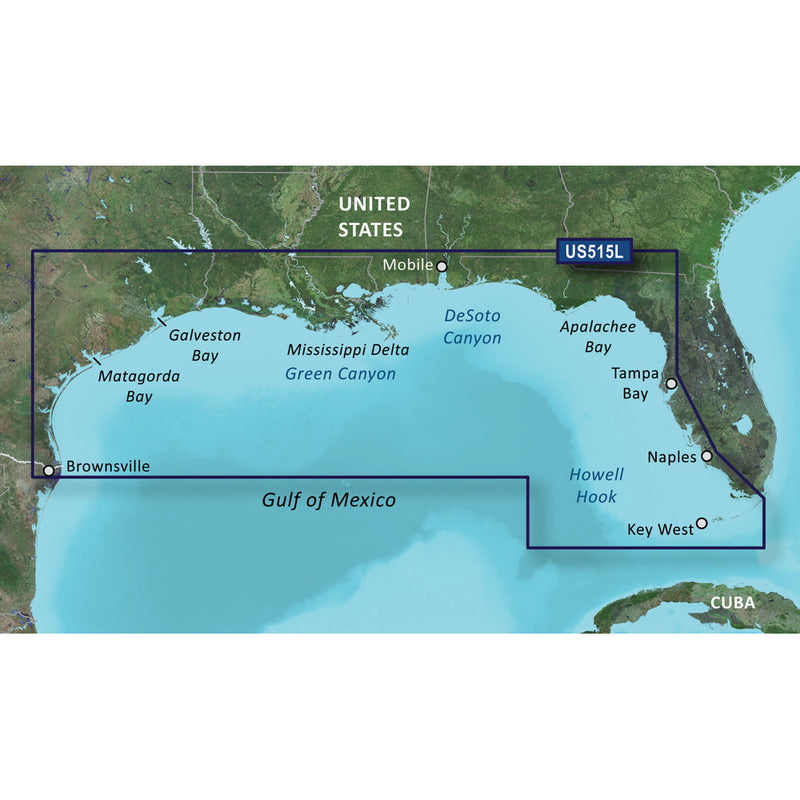 Garmin BlueChart® g3 Vision® HD - VUS515L - Brownsville - Key Largo - microSD™-SD™