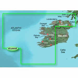 Garmin BlueChart® g3 Vision® HD - VEU005R - Ireland, West Coast - microSD™SD™