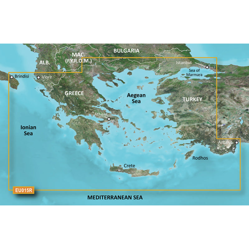 Garmin BlueChart® g3 Vision® HD - VEU015R - Aegean Sea & Sea of Marmara - microSD™-SD™