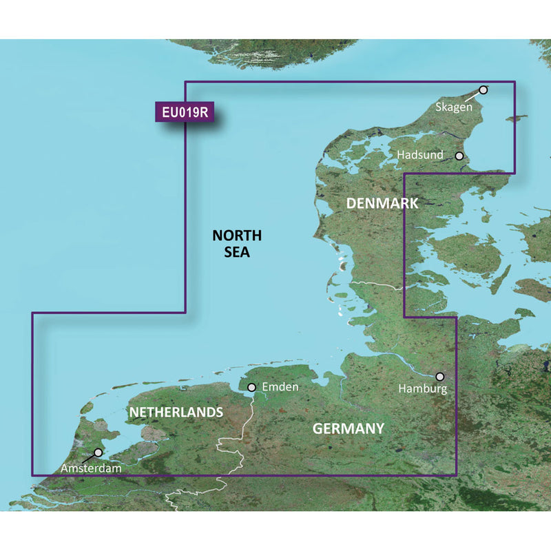 Garmin BlueChart® g3 Vision® HD - VEU019R - Alborg to Amsterdam - microSD™-SD™