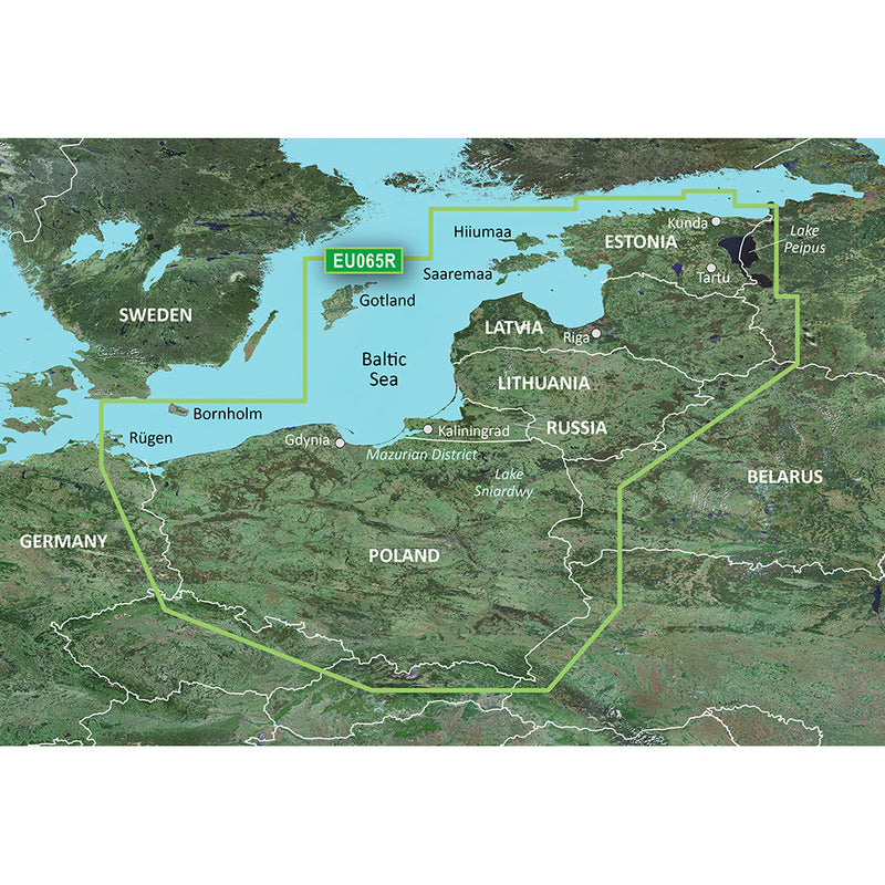 Garmin BlueChart® g3 Vision® HD - VEU065R - Baltic Sea, East Coast - microSD™-SD™