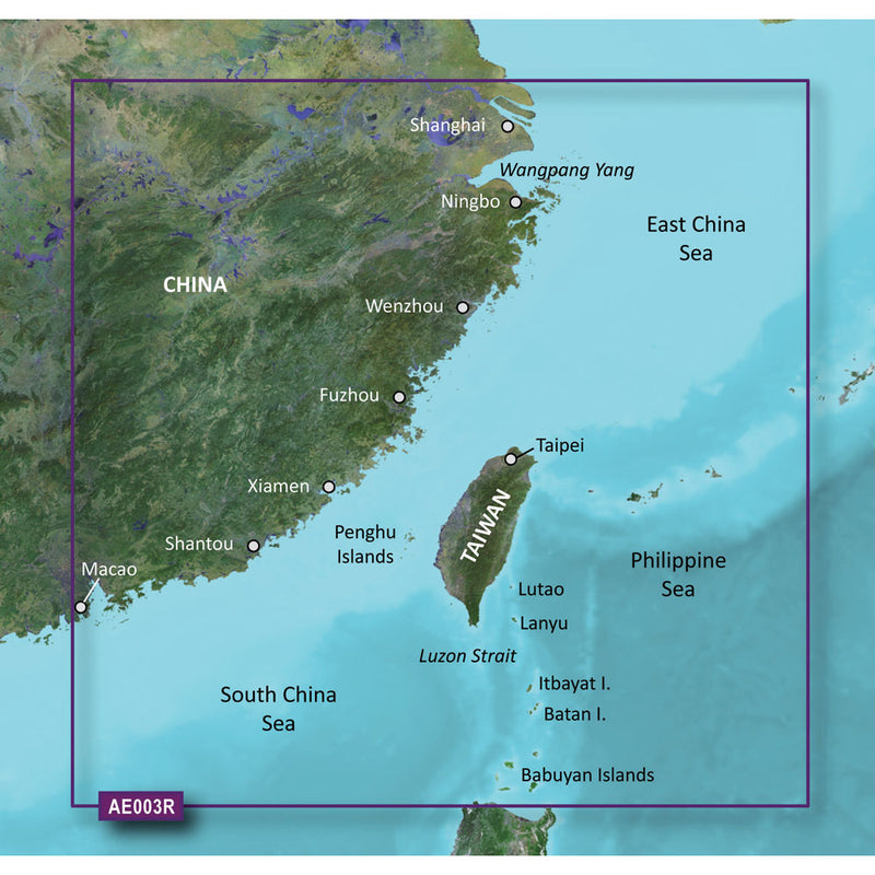 Garmin BlueChart® g3 Vision® HD - VAE003R - Taiwan - microSD™-SD™