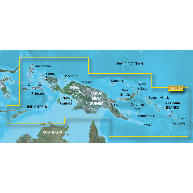 Garmin BlueChart® g3 Vision® HD - VAE006R - Timor Leste-New Guinea - microSD™-SD™