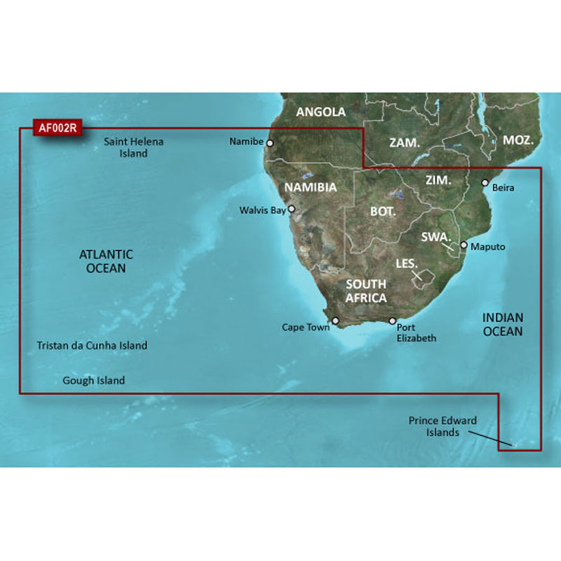 Garmin BlueChart® g3 Vision® HD - VAF002R - South Africa - microSD™-SD™