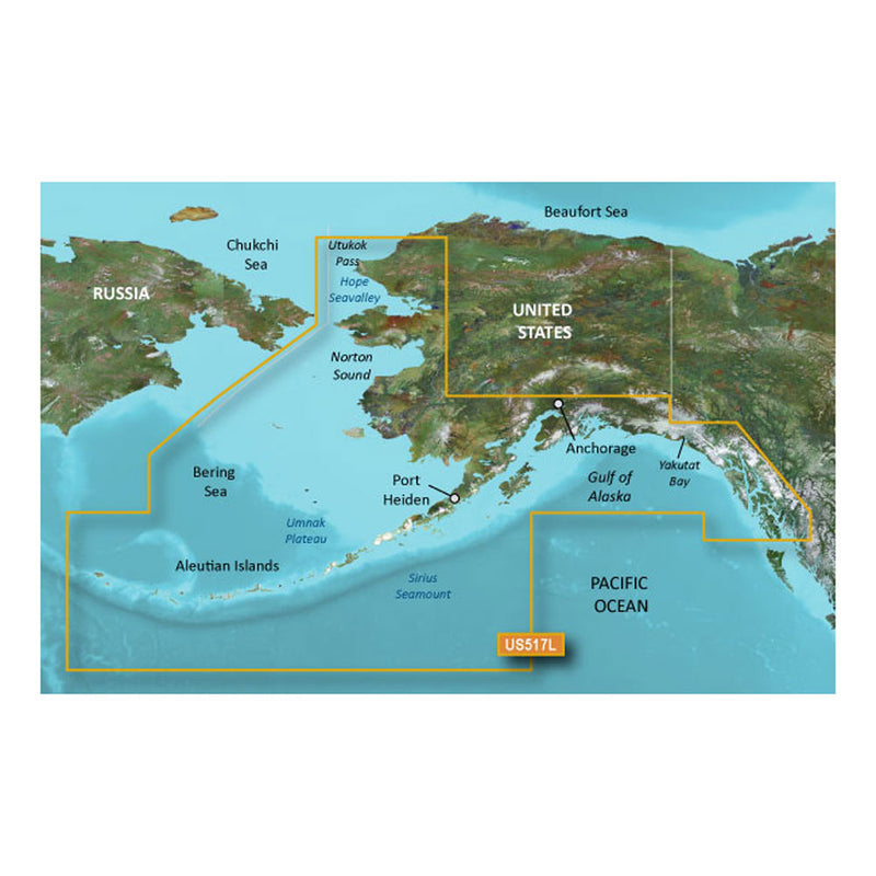 Garmin BlueChart® g3 Vision® HD - VUS517L - Alaska South - microSD™-SD™