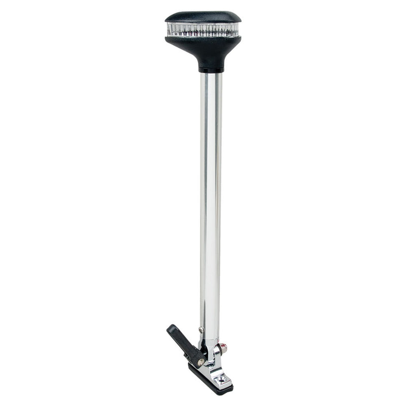 Perko Stealth Series - L.E.D. Fold Down All-Round Light - Vertical Mount 13-3-8" Height - 2NM Range