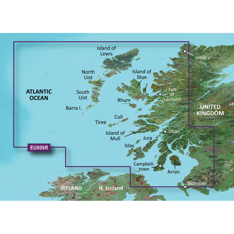 Garmin BlueChart® g3 HD - HXEU006R - Scotland West Coast - microSD™-SD™