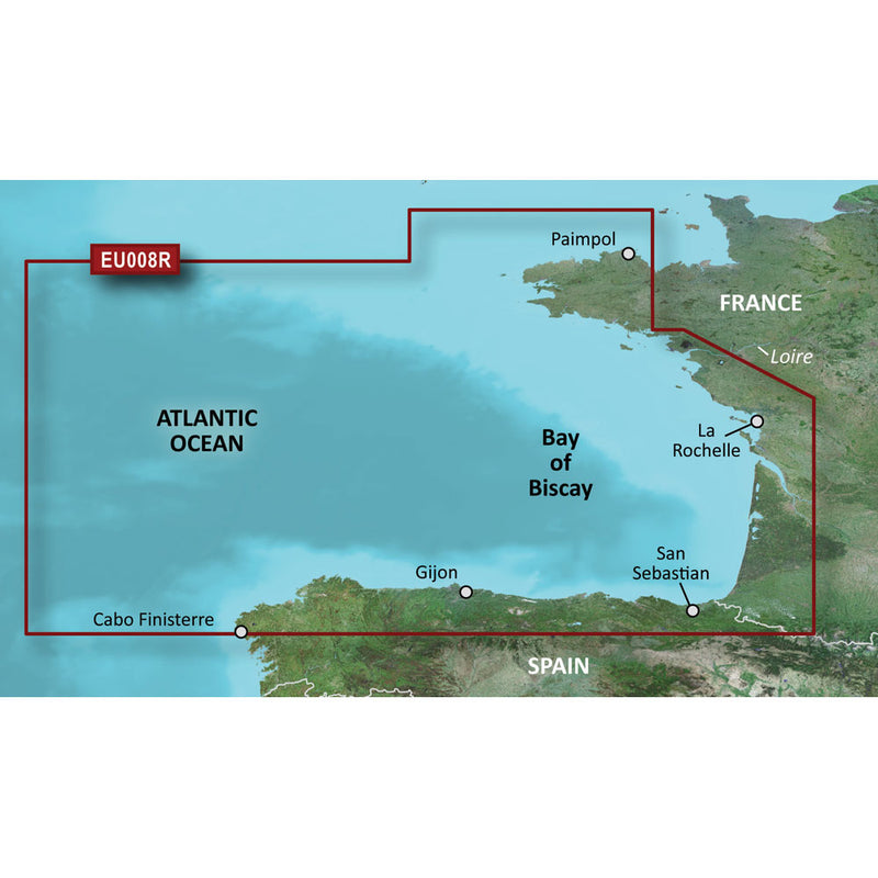 Garmin BlueChart® g3 HD - HXEU008R - Bay of Biscay - microSD™-SD™