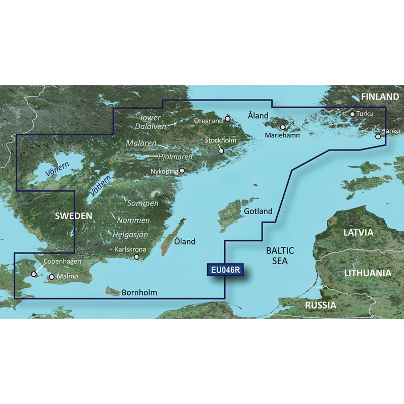 Garmin BlueChart® g3 HD - HXEU046R - Oregrund Aland to Malmo - microSD™-SD™