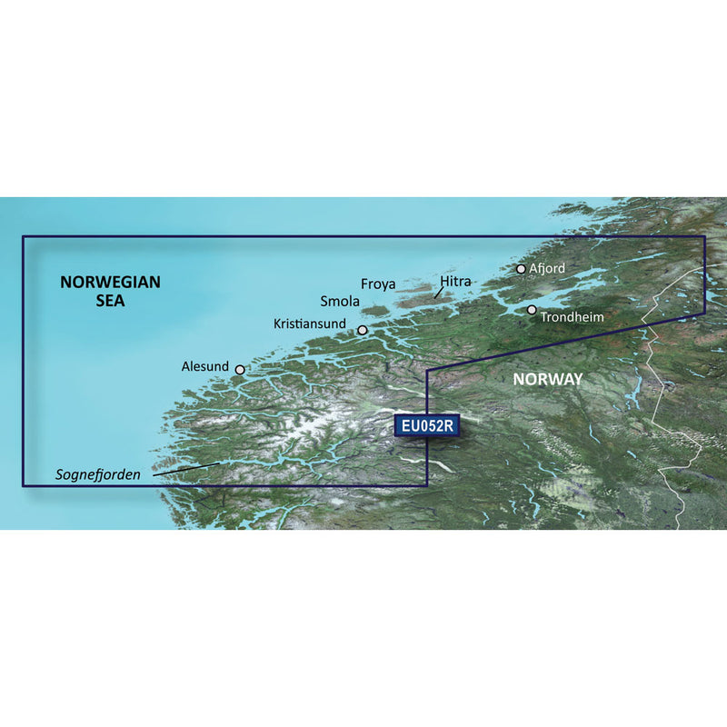 Garmin BlueChart® g3 HD - HXEU052R - Sognefjorden - Svefjorden - microSD™-SD™