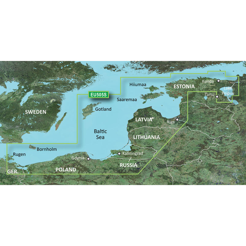 Garmin BlueChart® g3 HD - HXEU065R - Baltic Sea East Coast - microSD™-SD™