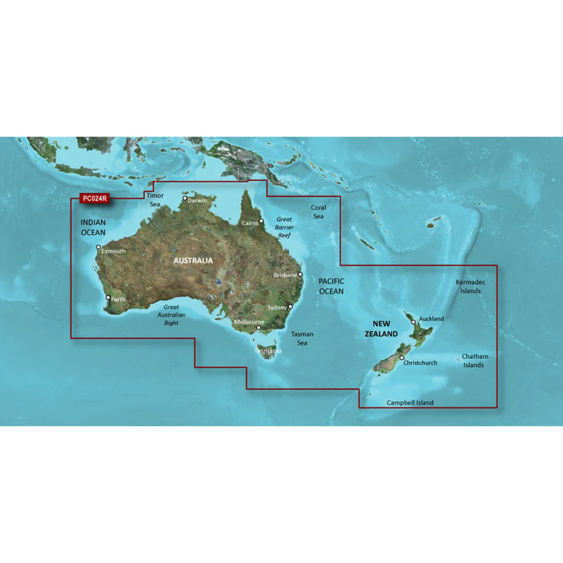 Garmin BlueChart® g3 HD - HXPC024R - Australia & New Zealand - microSD™-SD™