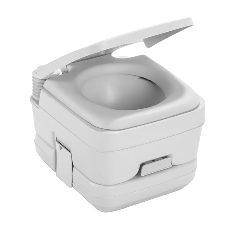 Dometic 964 MSD Portable Toilet w-Mounting Brackets - 2.5 Gallon - Platinum