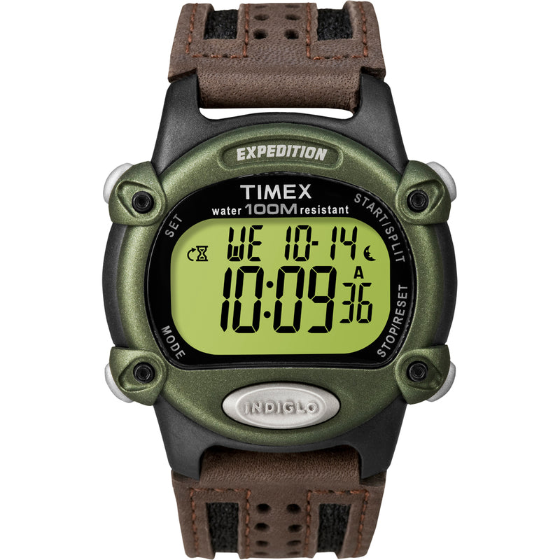 Timex Expedition® Men's Chrono Alarm Timer - Green-Black-Brown