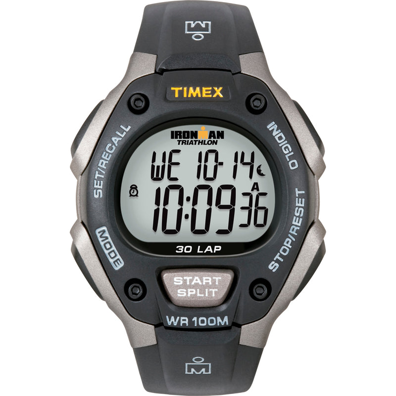 Timex Ironman Triathlon 30 Lap - Black-Silver