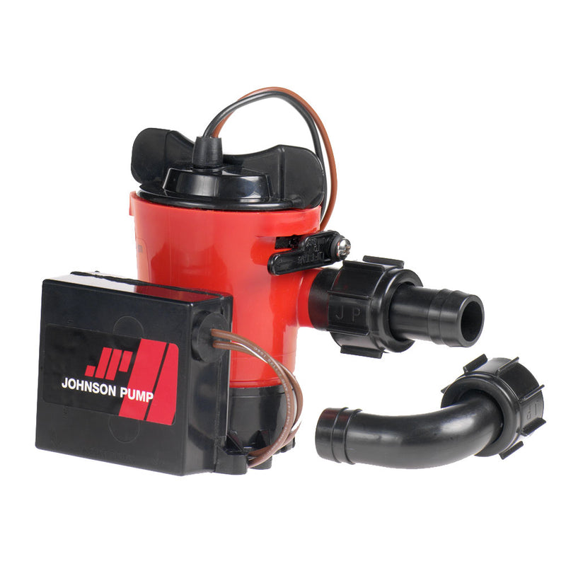 Johnson Pump 500 GPH Auto Bilge Pump 3-4" Hose 12V Dura Port