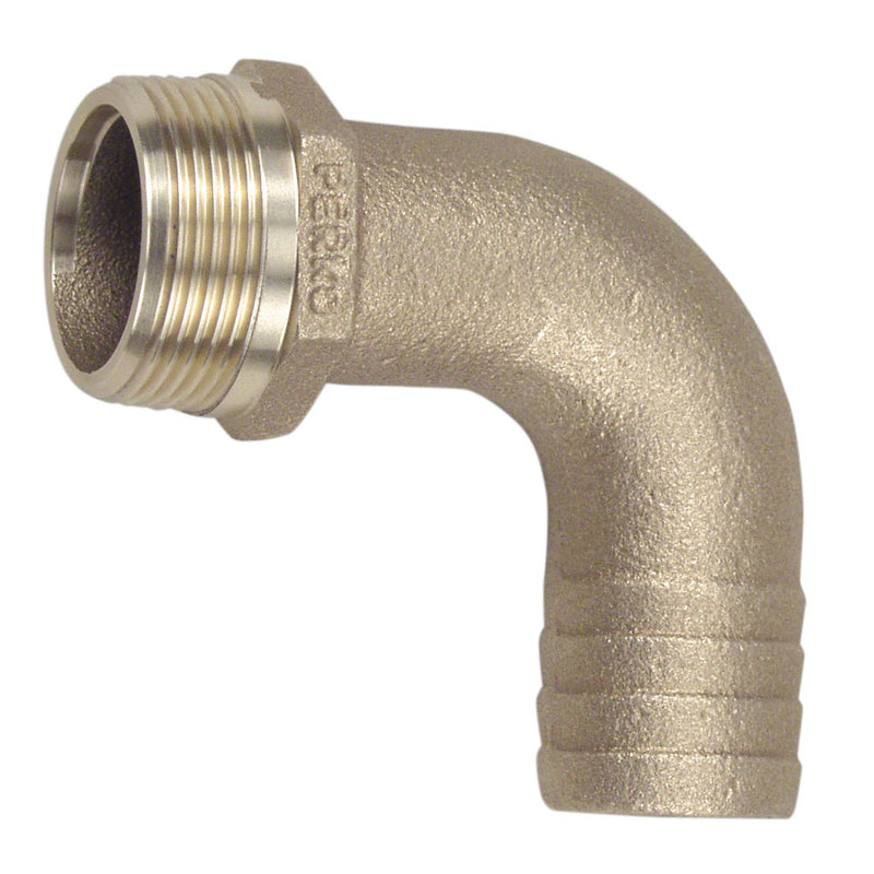 Perko 3-4" Pipe To Hose Adapter 90 Degree Bronze MADE IN THE USA