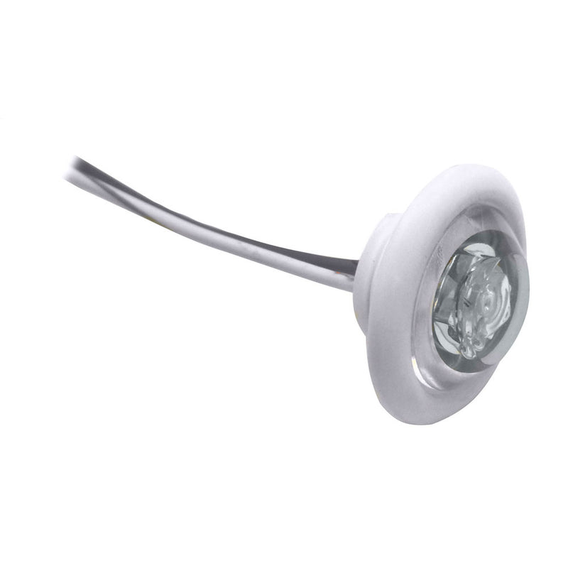 Innovative Lighting LED Bulkhead-Livewell Light "The Shortie" White LED w- White Grommet