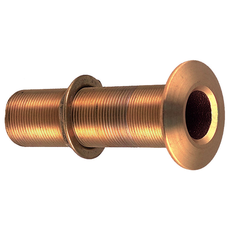 Perko 3-4" Thru-Hull Fitting w-Pipe Thread Bronze Extra Long - Max Hull 5" Thick