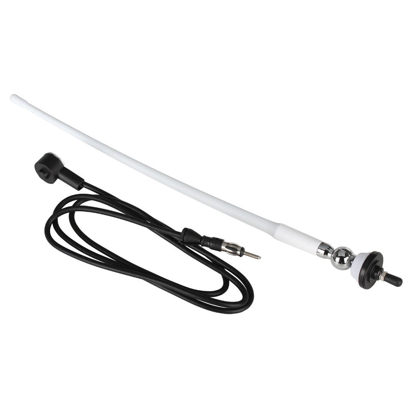 Boss Audio MRANT12W AM-FM Rubber Antenna - White