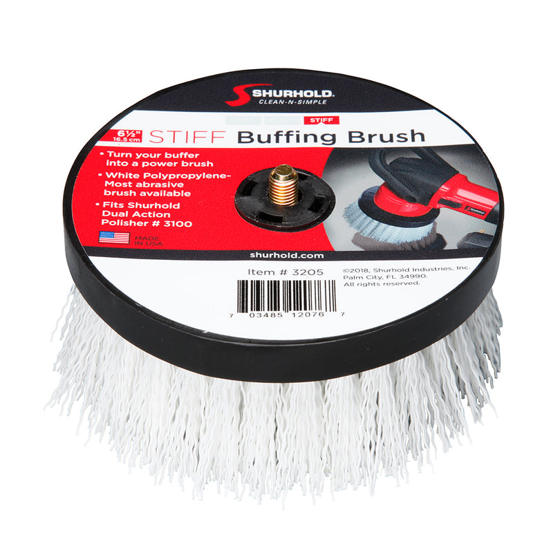 Shurhold 6-½" Stiff Brush f-Dual Action Polisher