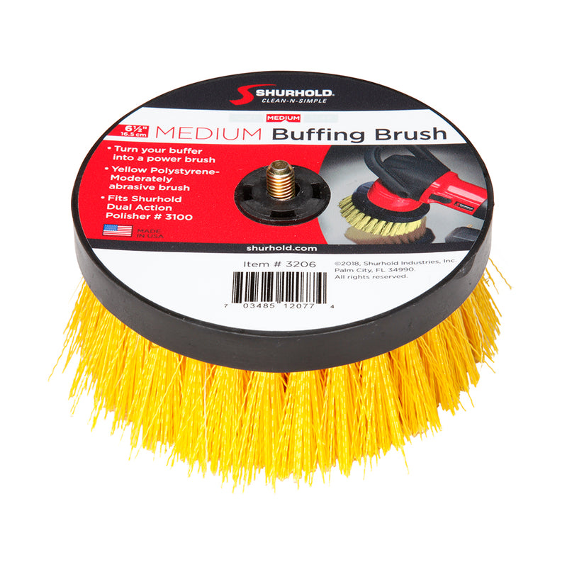 Shurhold 6-½" Medium Brush f-Dual Action Polisher