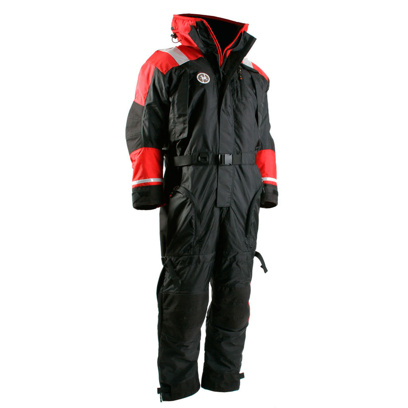 First Watch Anti-Exposure Suit - Black-Red - Large