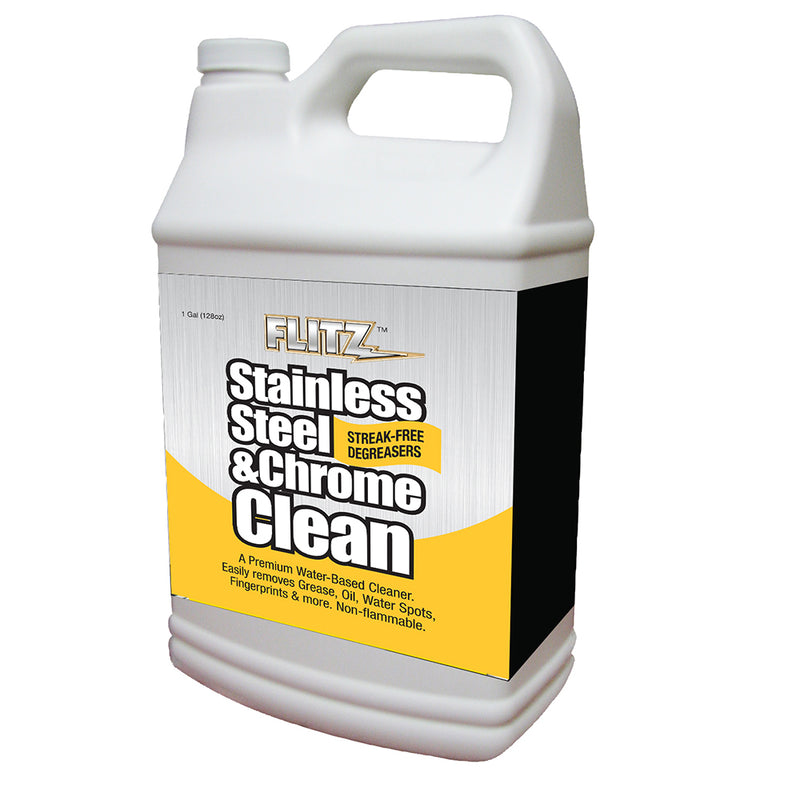 Flitz Stainless Steel & Chrome Cleaner w-Degreaser - 1 Gallon