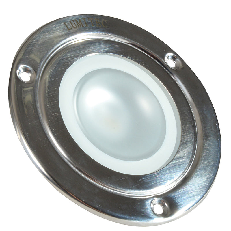 Lumitec Shadow - Flush Mount Down Light - Polished SS Finish - White Non-Dimming