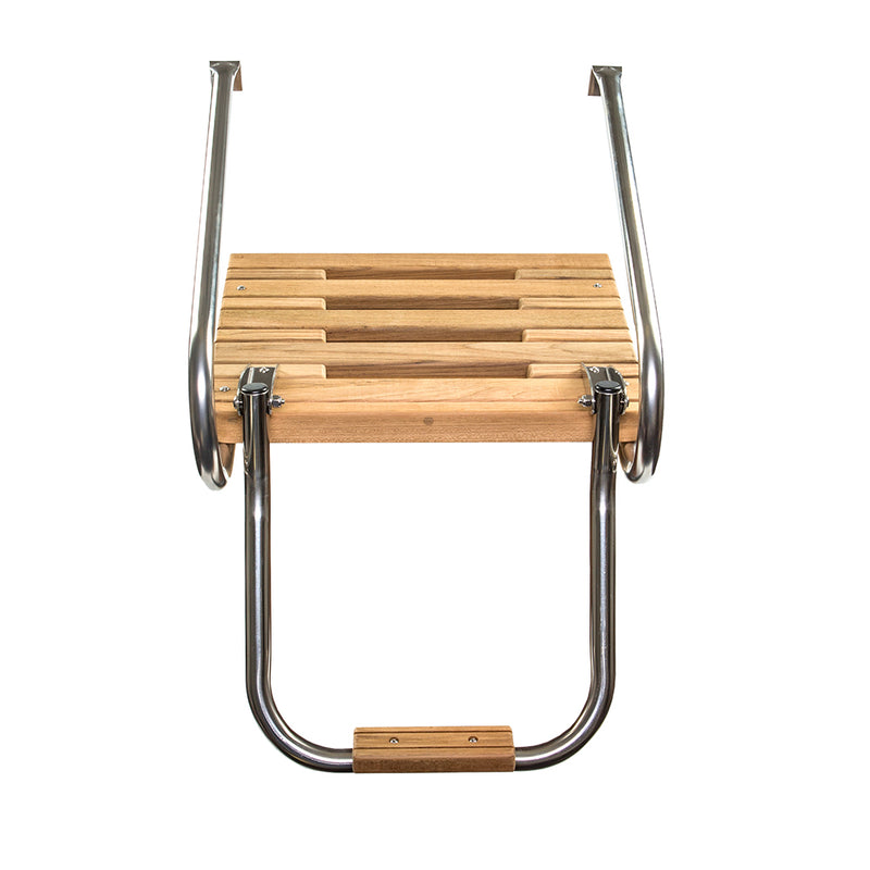 Whitecap Teak Swim Platform w-Ladder f-Inboard-Outboard Motors