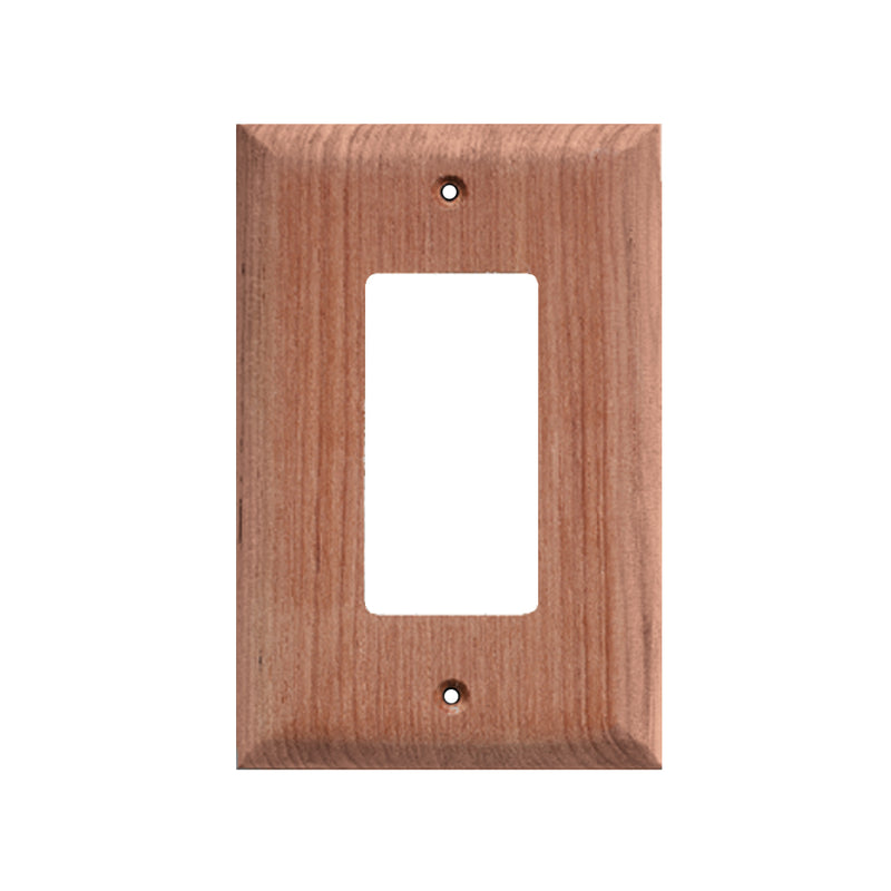 Whitecap Teak Ground Fault Outlet Cover-Receptacle Plate