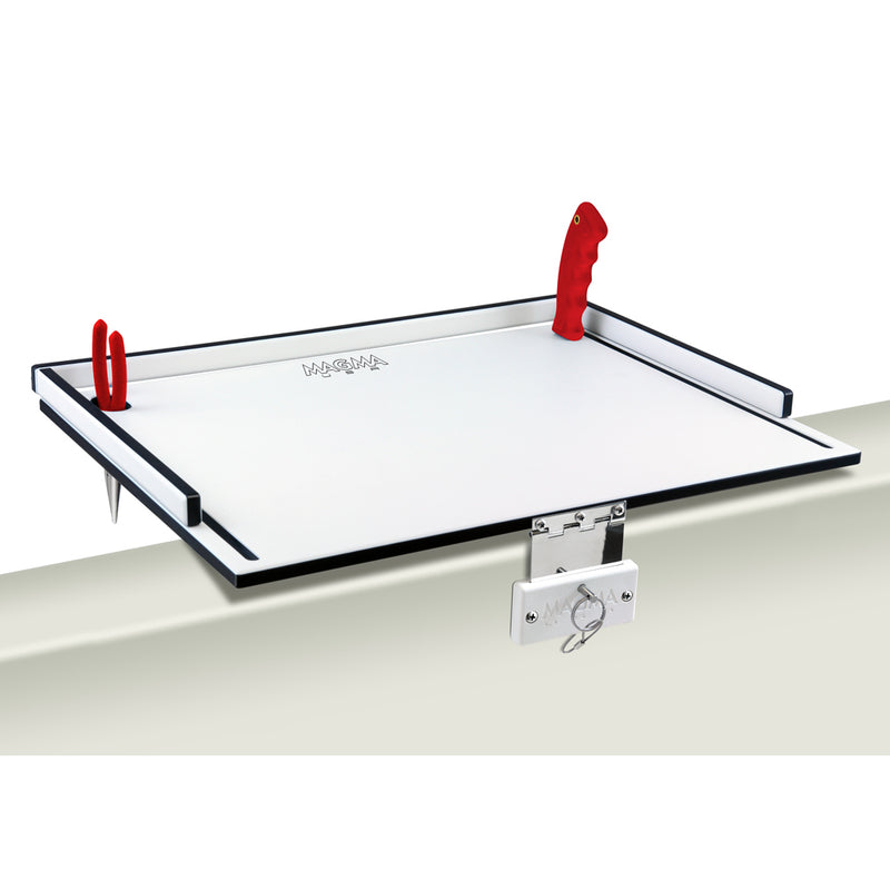 Magma Econo Mate Bait Filet Table - 20" - White-Black