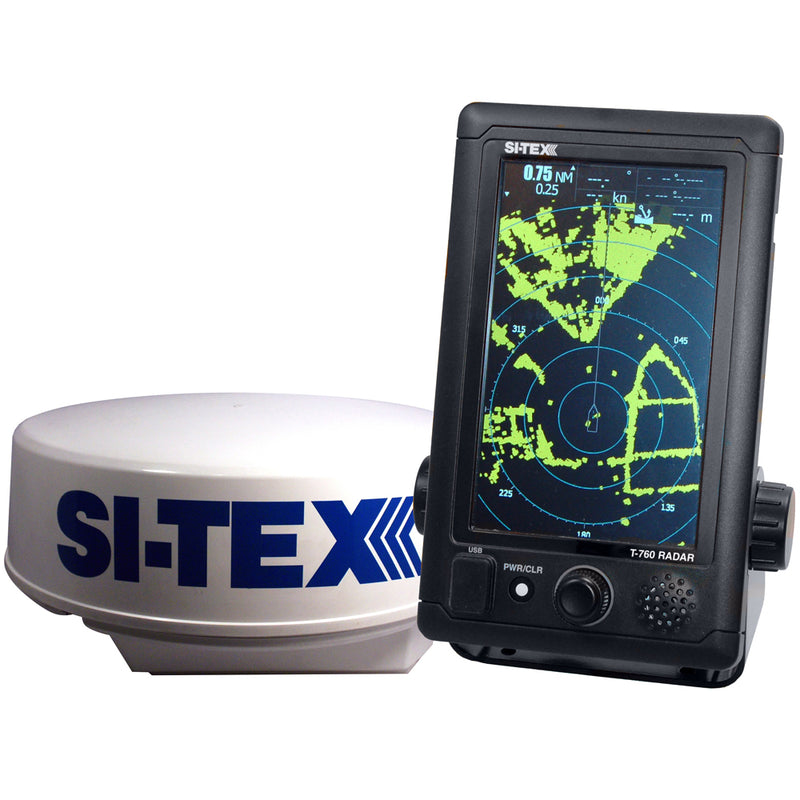 SI-TEX T-760 Compact Color Radar w-4kW 18" Dome - 7" Touchscreen