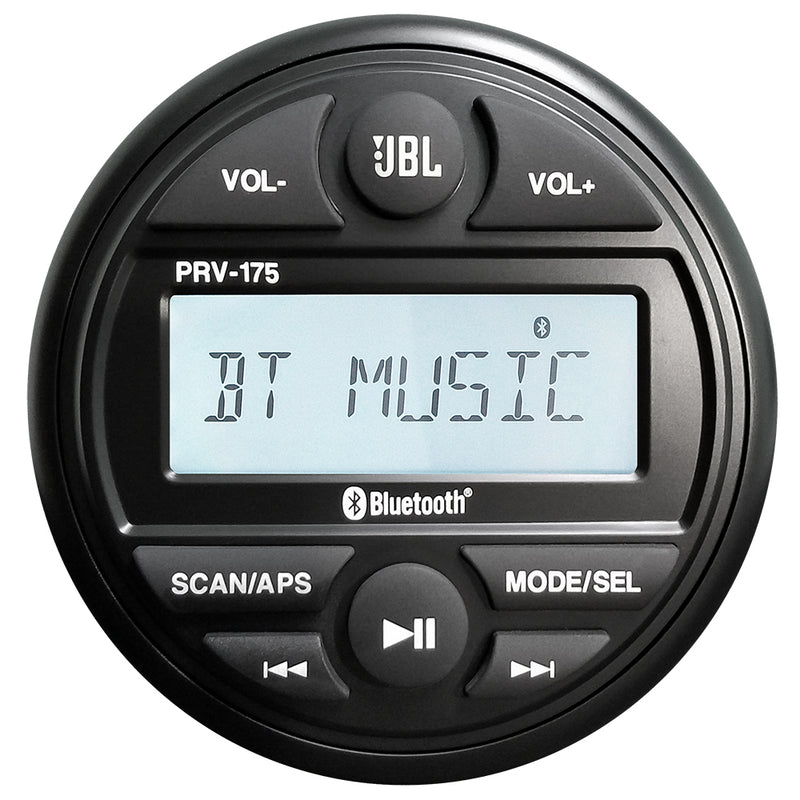 JBL PRV 175 AM-FM-USB-Bluetooth® Gauge Style Stereo