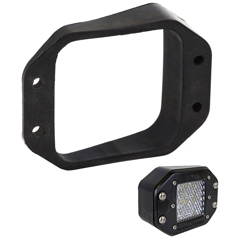 RIGID Industries D-Series Angled Flush Mount Kit - Left-Right