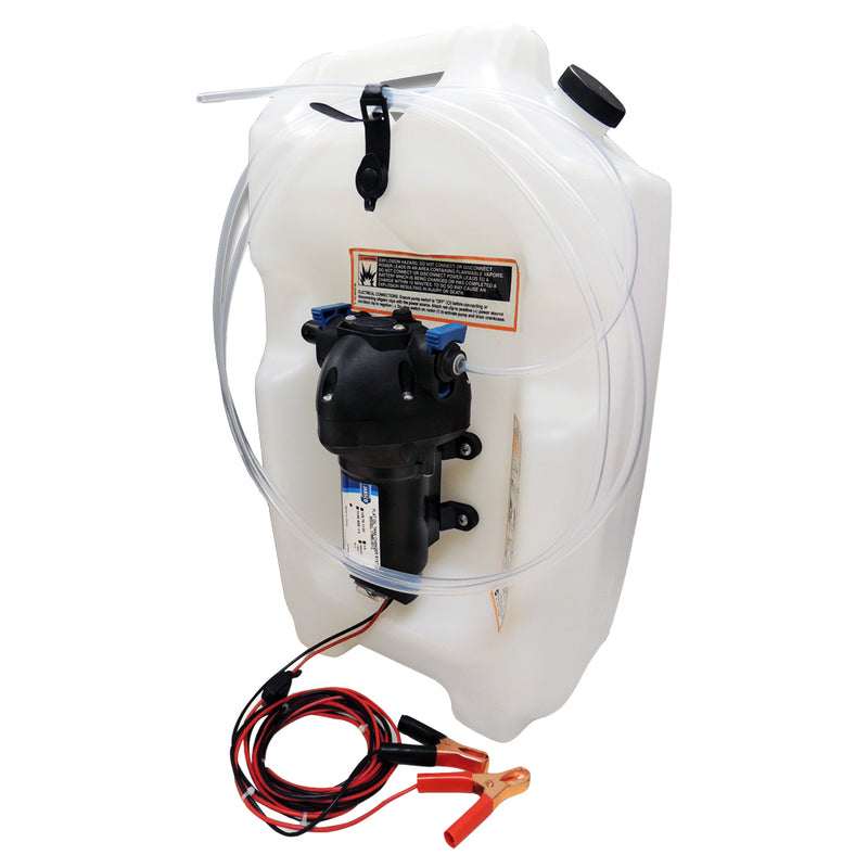 Jabsco Flat Tank Oil Changer System - 3-1-2 Gallon Tank - 12V