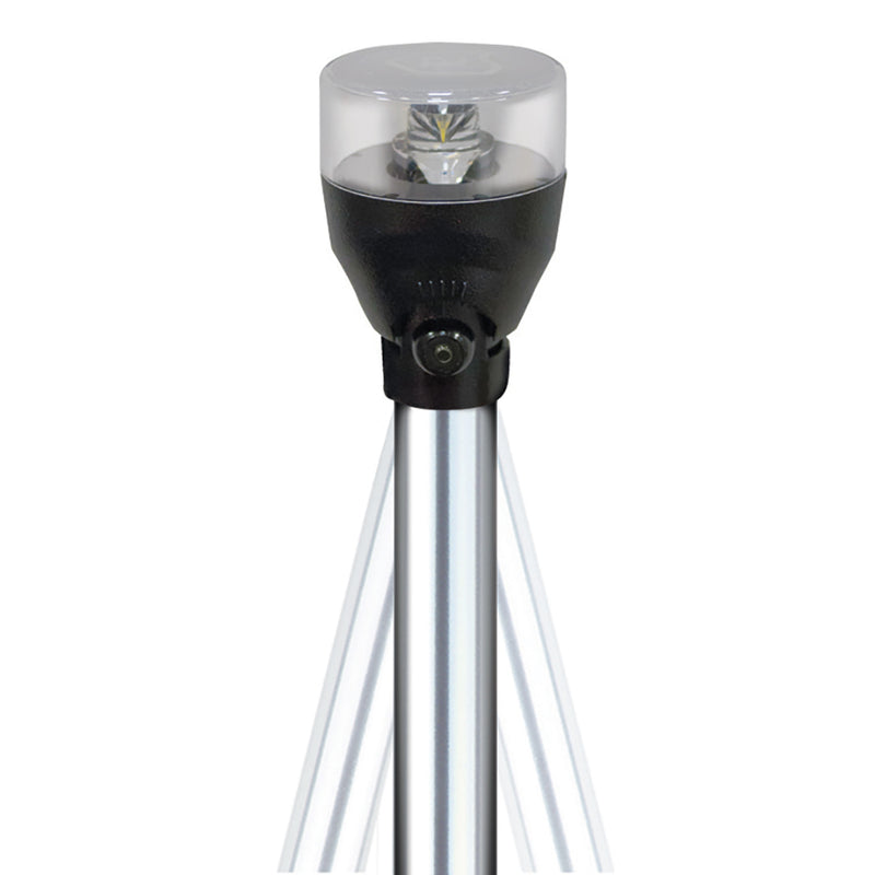 Attwood LED Articulating All-Around Light - 12V - 2-Pin - 54" Pole