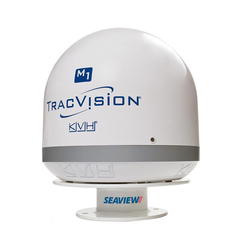 Seaview 3" Low Profile Satdome Mount f-KVH M1-M1DX-TV1, Intellian i1 & i2, Raymarine 33STV