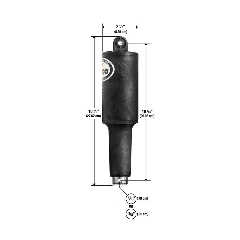 Lenco 101XDS Short Extreme Duty Actuator - 12V - 2-1-4" Stroke w-3-8" Hardware