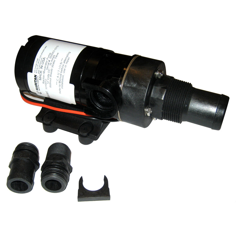 Raritan Macerator Pump - 12v w-Barb Adapter