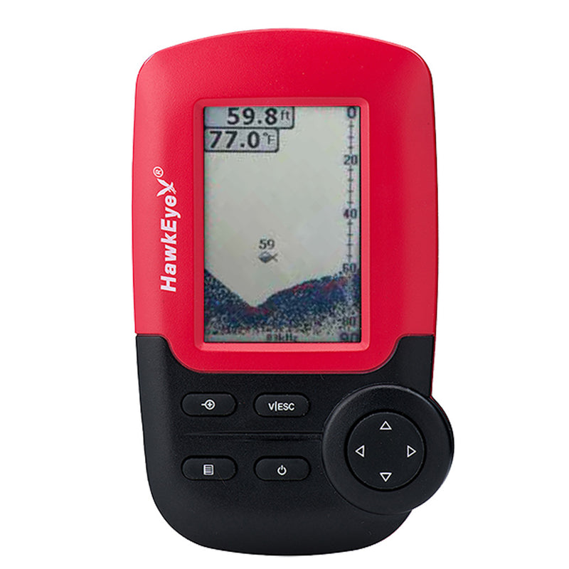 HawkEye FishTrax 1C Handheld Fish Finder w-HD Color VirtuView Display