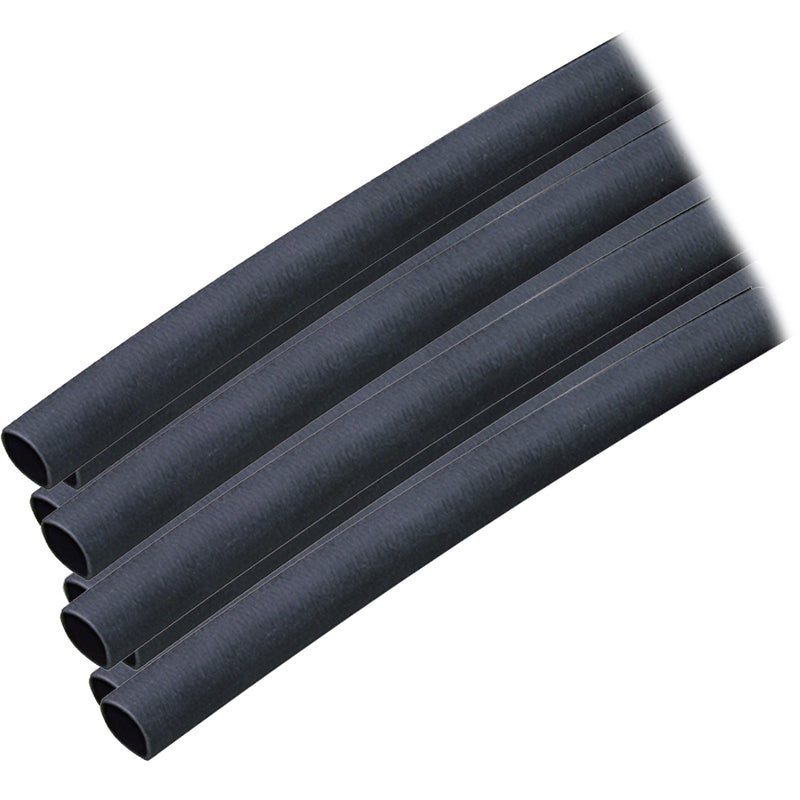 Ancor Adhesive Lined Heat Shrink Tubing (ALT) - 1-4" x 12" - 10-Pack - Black