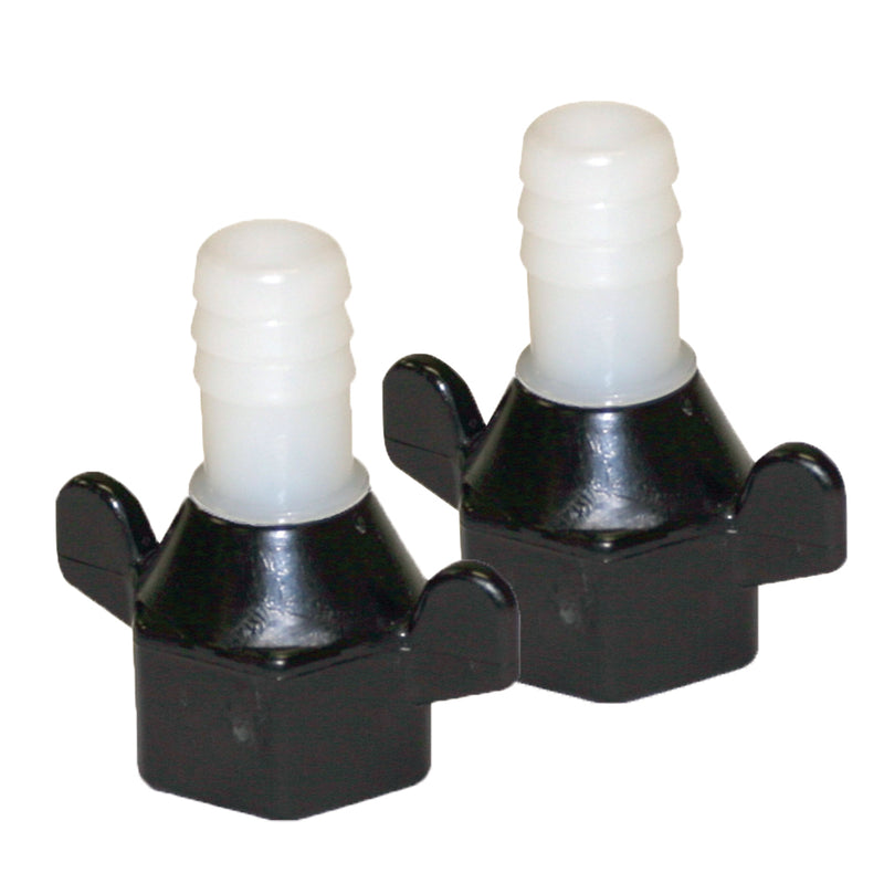 Shurflo by Pentair 1-2" Barb x 1-2" NPT-F Hex-Wingnut Straight Fitting (Pair)